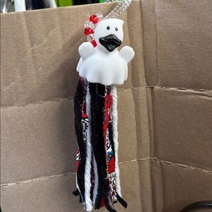 Ghost Duck with Multicolor Tassels